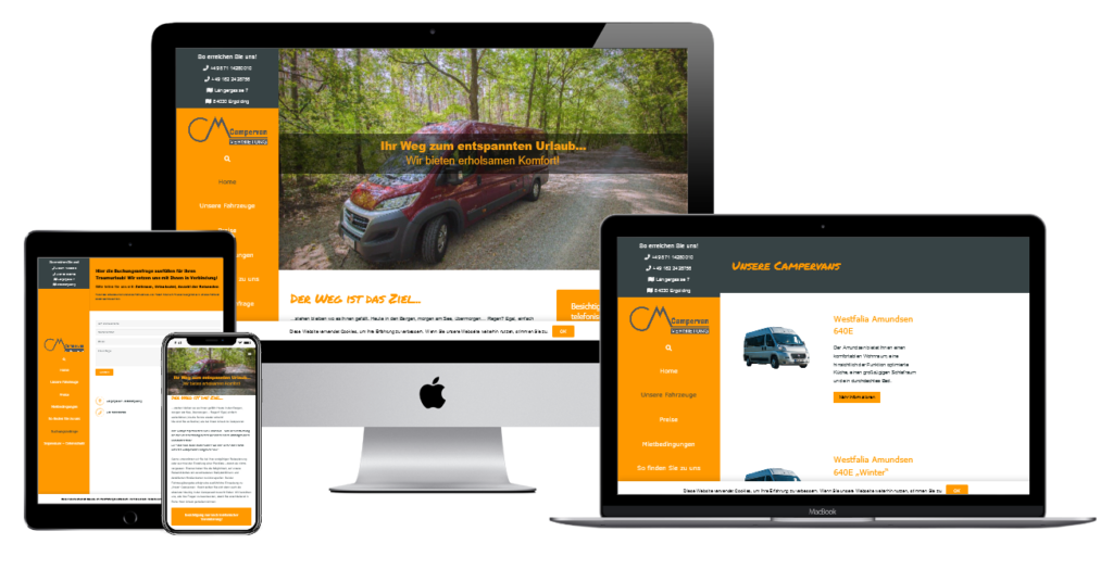 CM-Wohnmobile Logo Webdesign
